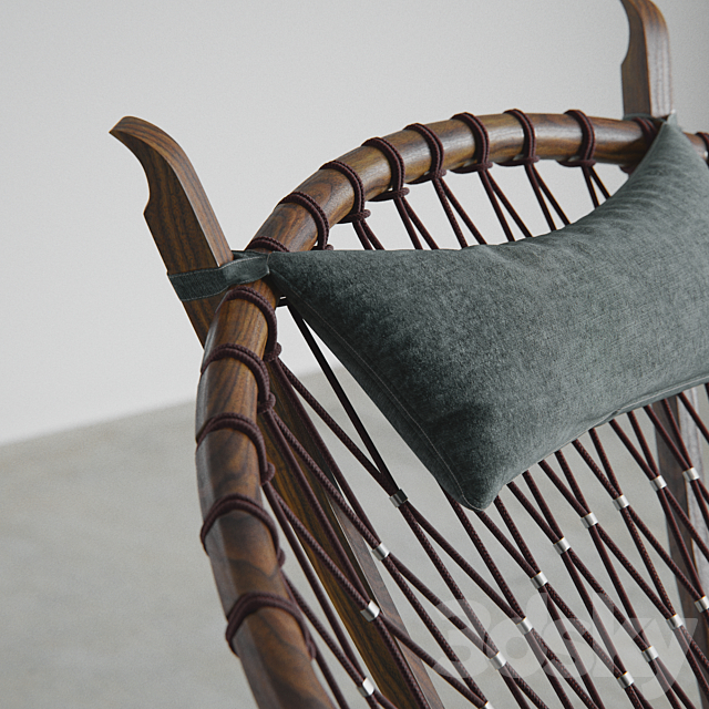 Wegner Circle Chair 3DSMax File - thumbnail 2