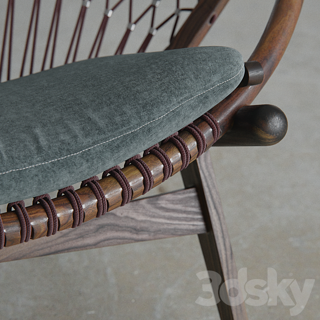 Wegner Circle Chair 3DSMax File - thumbnail 3