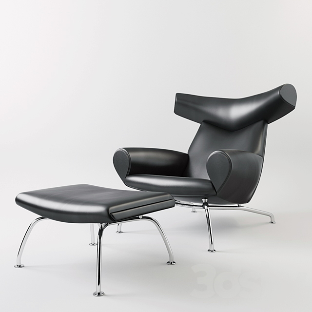 Wegner Ox Chair 3DSMax File - thumbnail 1