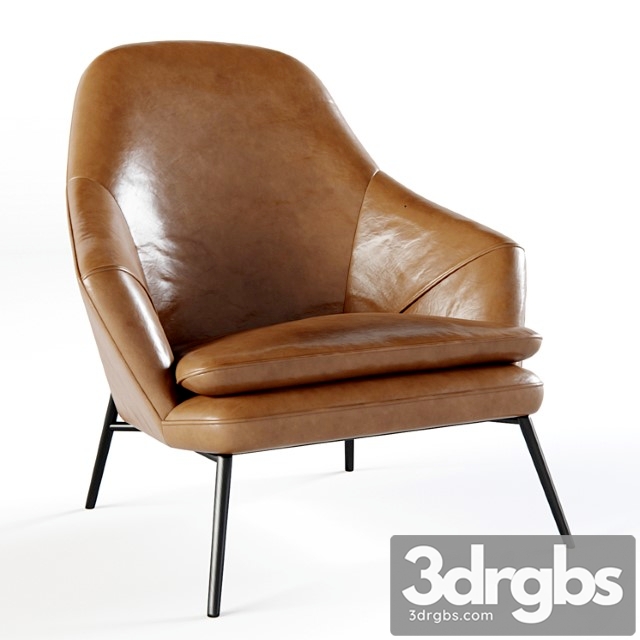 Wendelbo hug chair 3dsmax Download - thumbnail 1