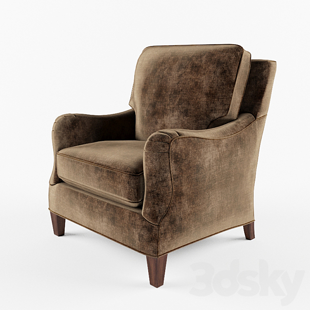 Wesley Hall 795 Berger Chair 3DSMax File - thumbnail 1