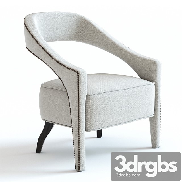 West Elm Wolseley Armchair 3dsmax Download - thumbnail 1