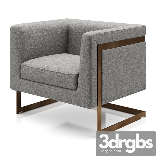 Westminster gray chair 3dsmax Download - thumbnail 1