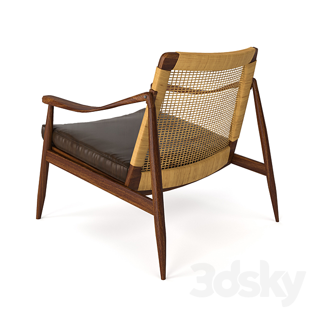 Wilkhahn _ Pair of Lounge Easy Chairs by Hartmut Lohmeyer 3ds Max - thumbnail 2