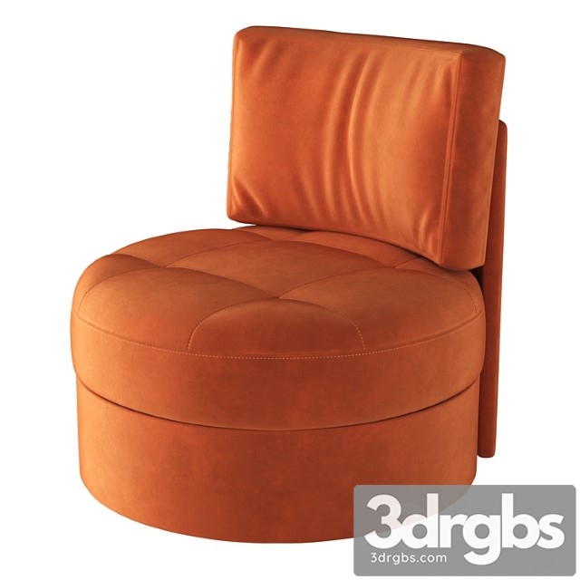 Wingground Armchair 3dsmax Download - thumbnail 1