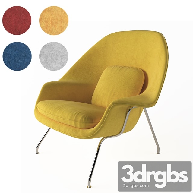 Womb chair 3dsmax Download - thumbnail 1