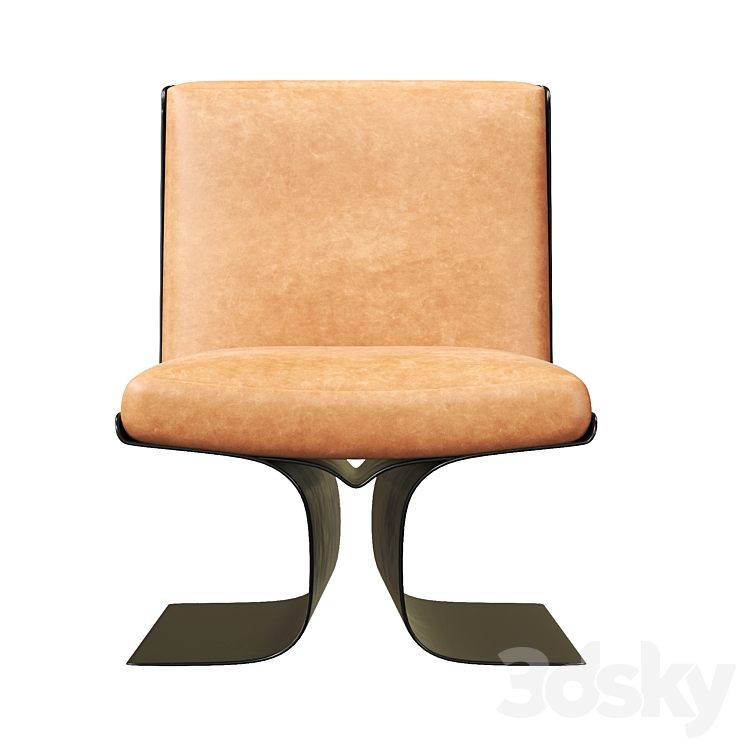 Xavier Feal Lounge chair 3DS Max Model - thumbnail 2