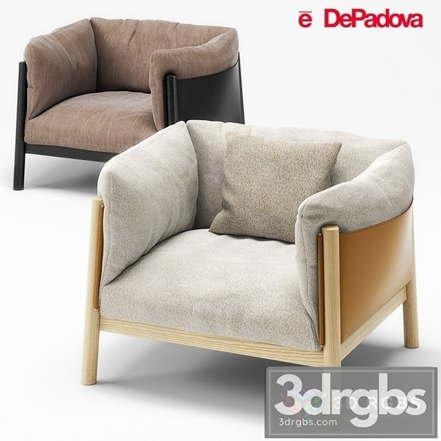 Yak De Padova Armchair 3dsmax Download - thumbnail 1