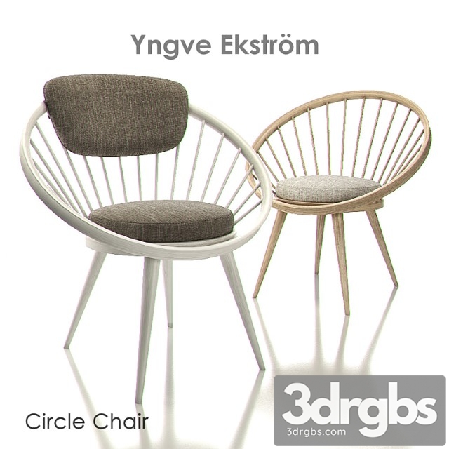 Yngve Ekstrom Circle Chairs 3dsmax Download - thumbnail 1