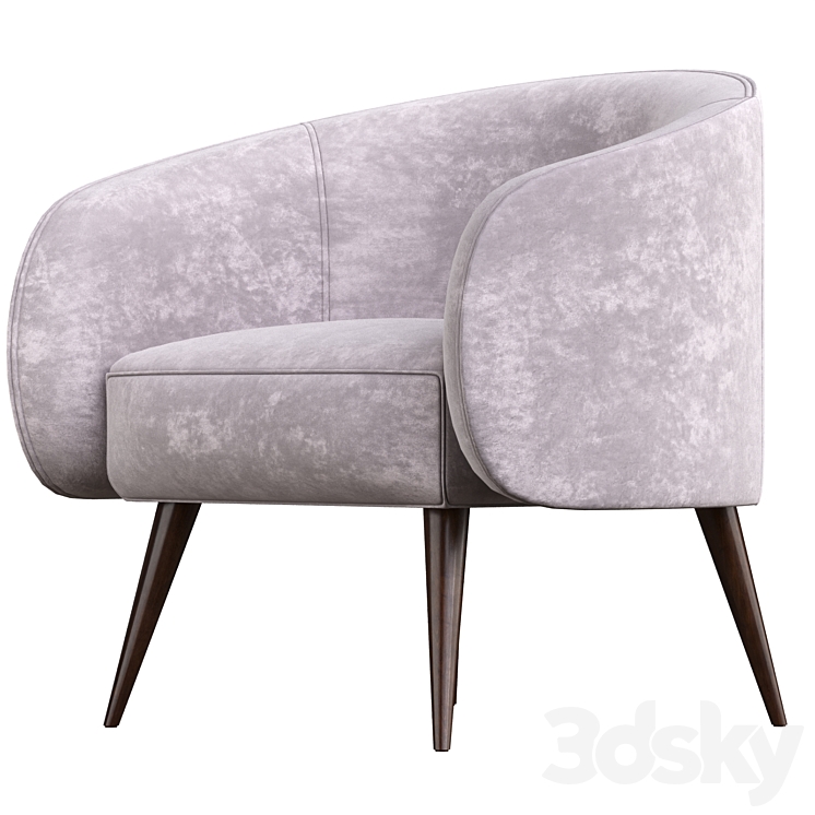 Yoisho armchair 3DS Max - thumbnail 1