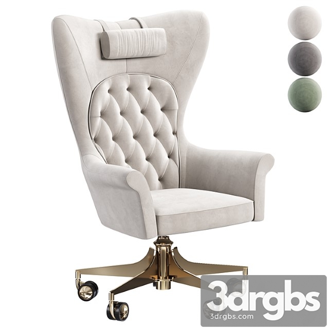 York Swivel Armchair By Visionnaire 5 3dsmax Download - thumbnail 1