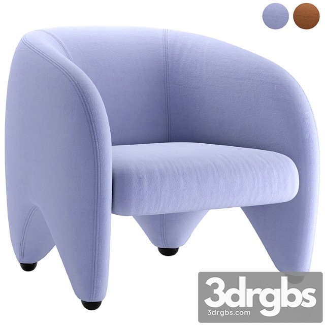 Yuzu Armchair 3dsmax Download - thumbnail 1