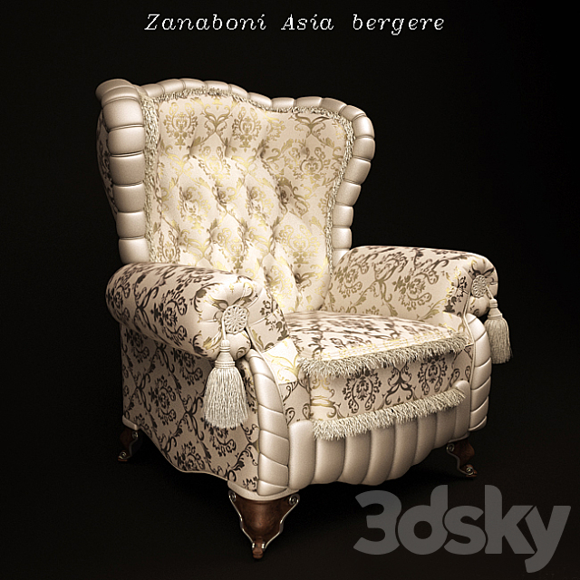 Zanaboni Asia bergere 3DSMax File - thumbnail 1