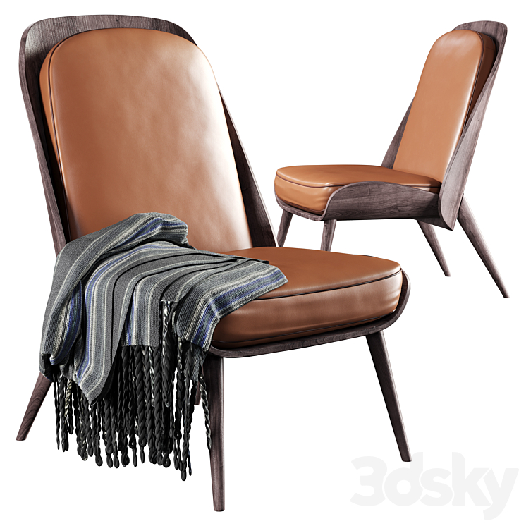 Zanaboni harmony armchair 3DS Max - thumbnail 1