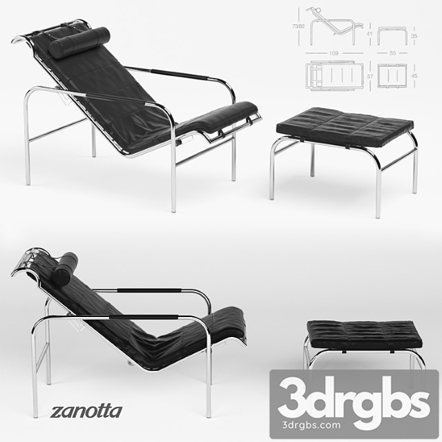 Zanotta genni 3dsmax Download - thumbnail 1