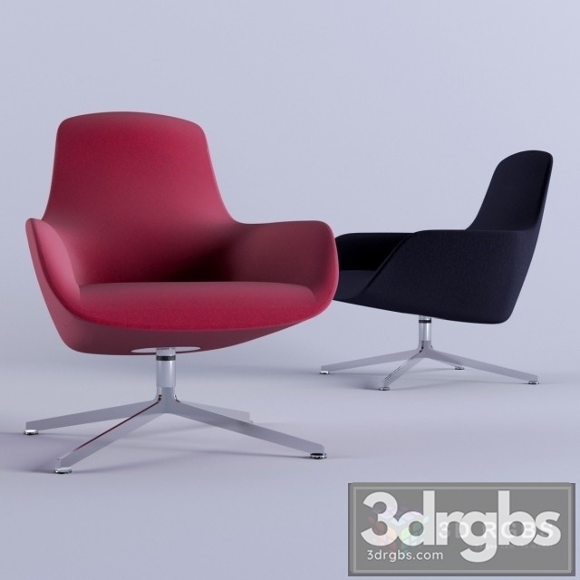 Zanotta Kent Armchair 3dsmax Download - thumbnail 1