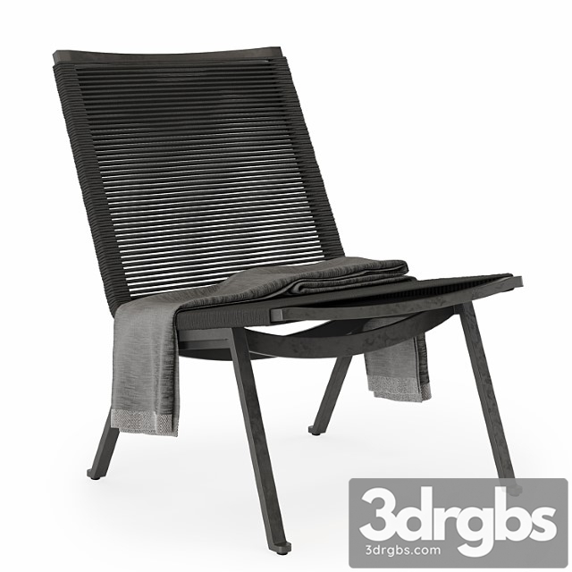 Zenith outdoor side chair 3dsmax Download - thumbnail 1