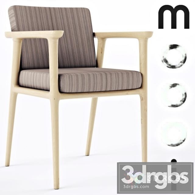 Zio Dining Chair 3dsmax Download - thumbnail 1