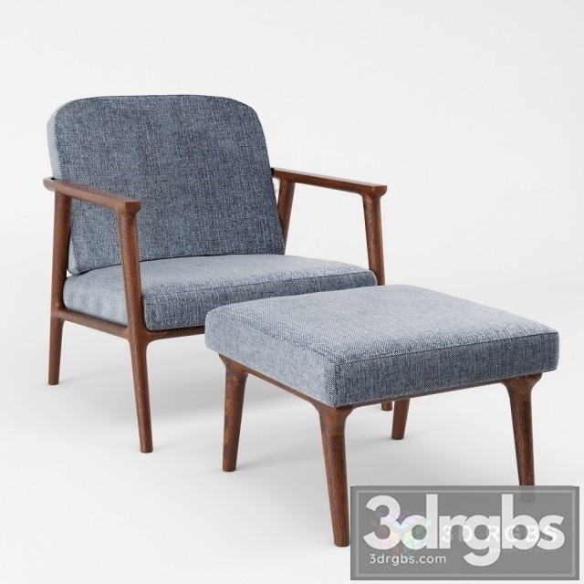 Zio Lounge Chair 3dsmax Download - thumbnail 1