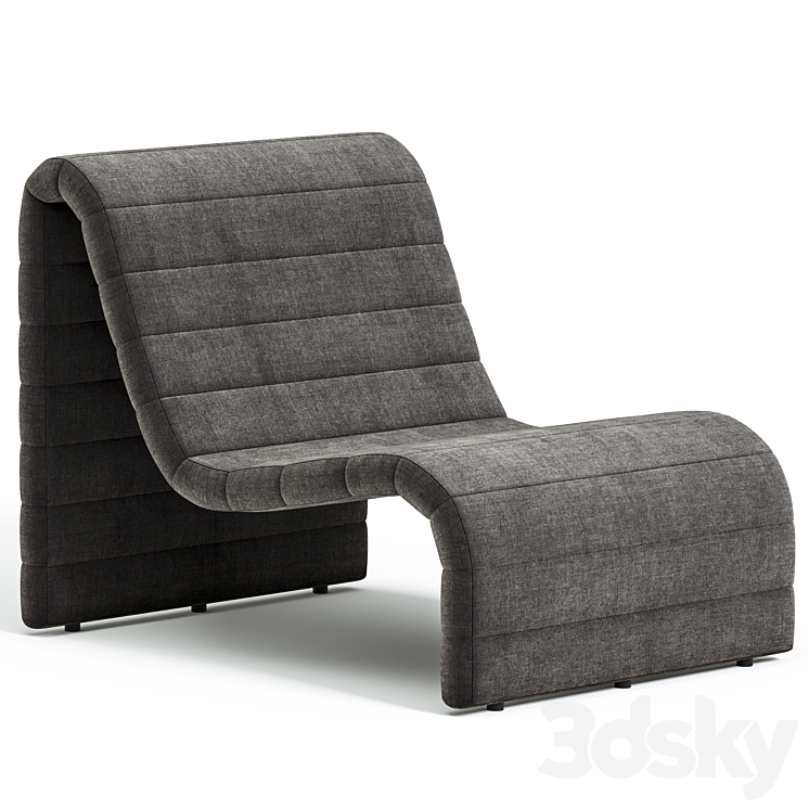 Zurich Occasional Chair 3DS Max - thumbnail 2