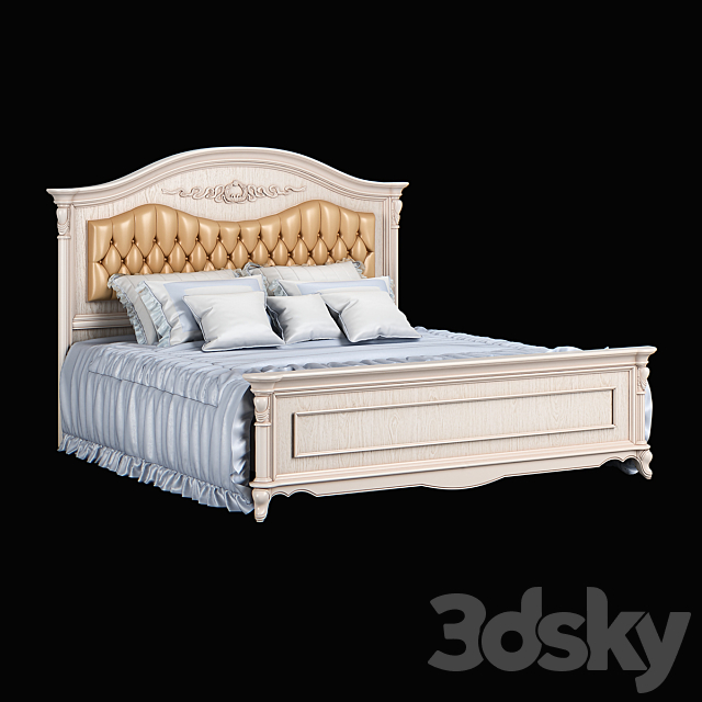 230_Carpenter_Bed_A_Plan_2_2036x2126x1450 3DS Max Model - thumbnail 2