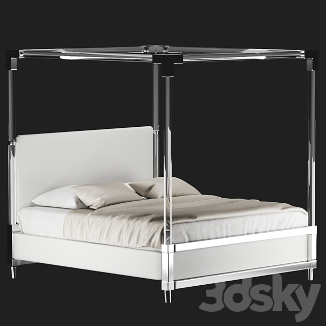 Acrylic Canopy Bed “Rayleigh” 3DSMax File - thumbnail 1