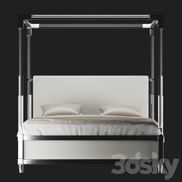 Acrylic Canopy Bed “Rayleigh” 3DSMax File - thumbnail 2