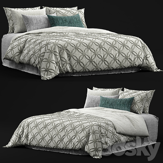 Adairs bed 3DSMax File - thumbnail 1