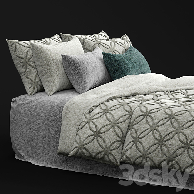 Adairs bed 3DSMax File - thumbnail 4