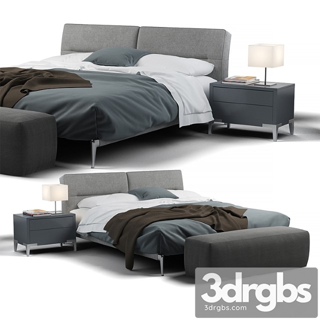 Adda bed flexform 2 3dsmax Download - thumbnail 1