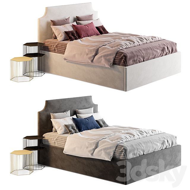 Adona bed 3DSMax File - thumbnail 2