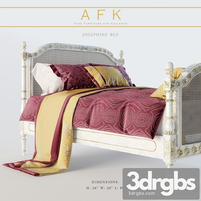 Afk Josephine bed 2 3dsmax Download - thumbnail 1