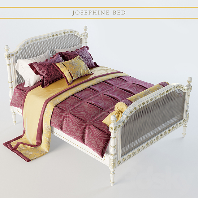 AFK_Josephine Bed 3DS Max Model - thumbnail 2