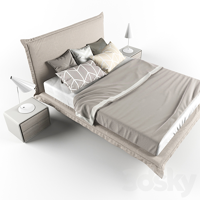 Aladino bed 3DSMax File - thumbnail 2