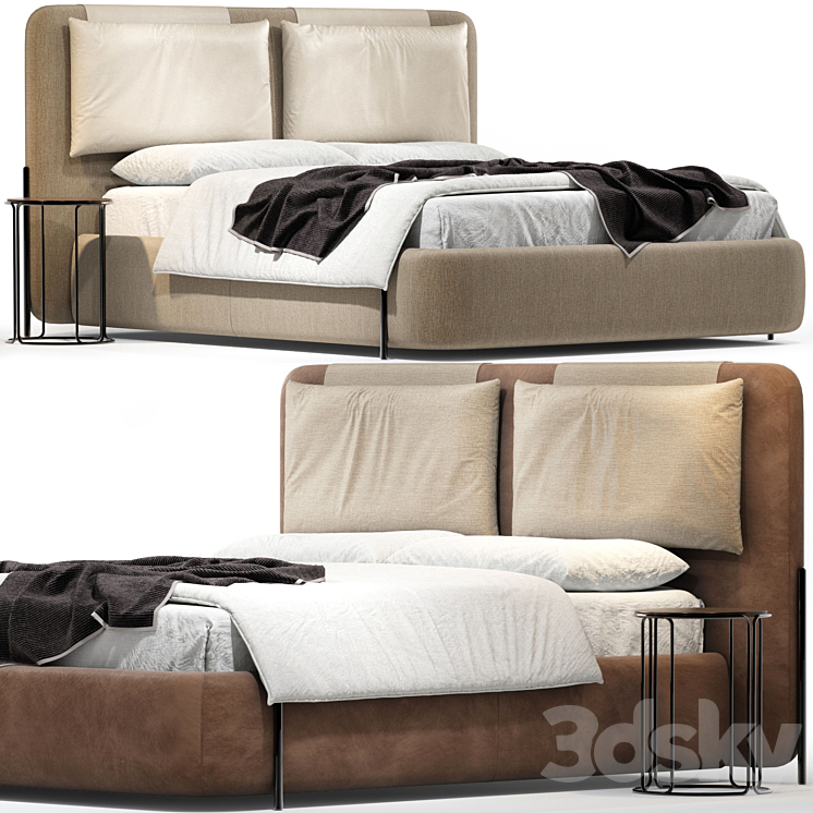 ALAR BED – DITRE ITALIA 3DS Max Model - thumbnail 1