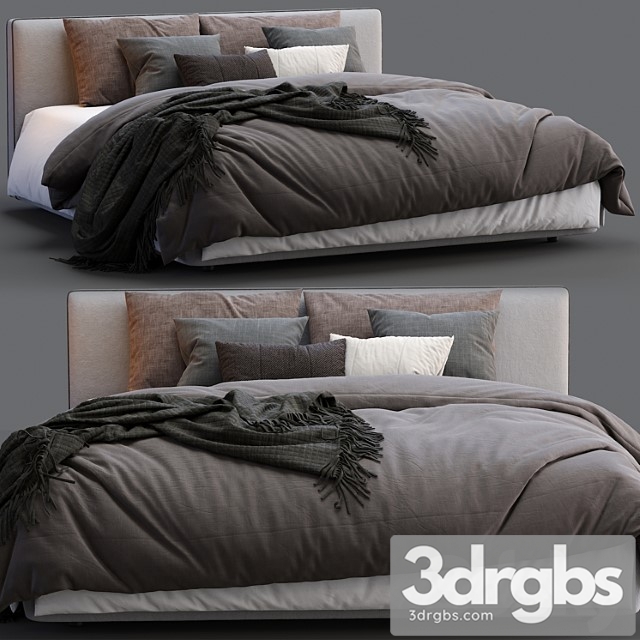 Alberta Bed Laguna 3dsmax Download - thumbnail 1