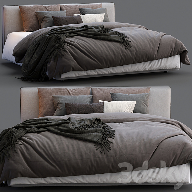 Alberta Bed Laguna 3DSMax File - thumbnail 1