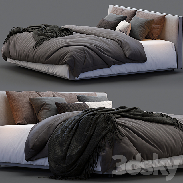 Alberta Bed Laguna 3DSMax File - thumbnail 2