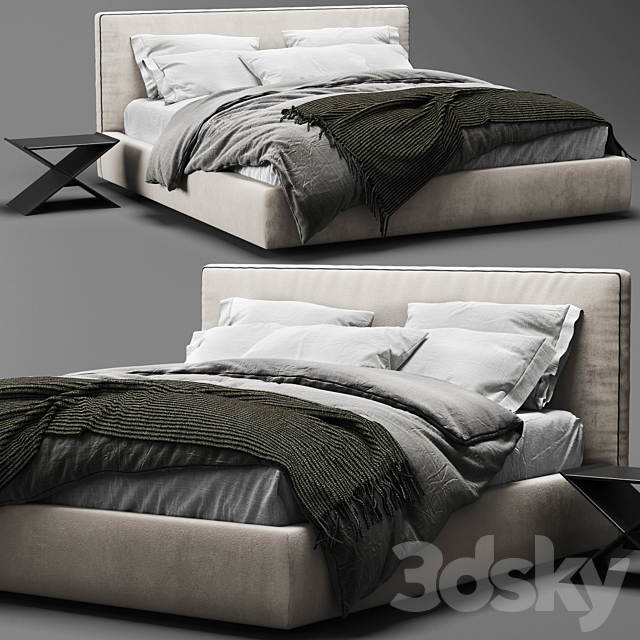 Alberta laguna bed 3DSMax File - thumbnail 1