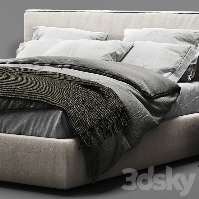 Alberta laguna bed 3DSMax File - thumbnail 4