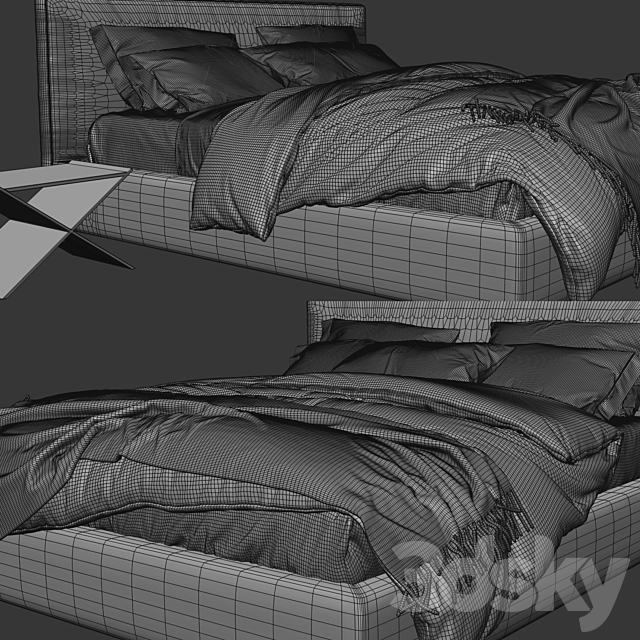 Alberta laguna bed 3DSMax File - thumbnail 5