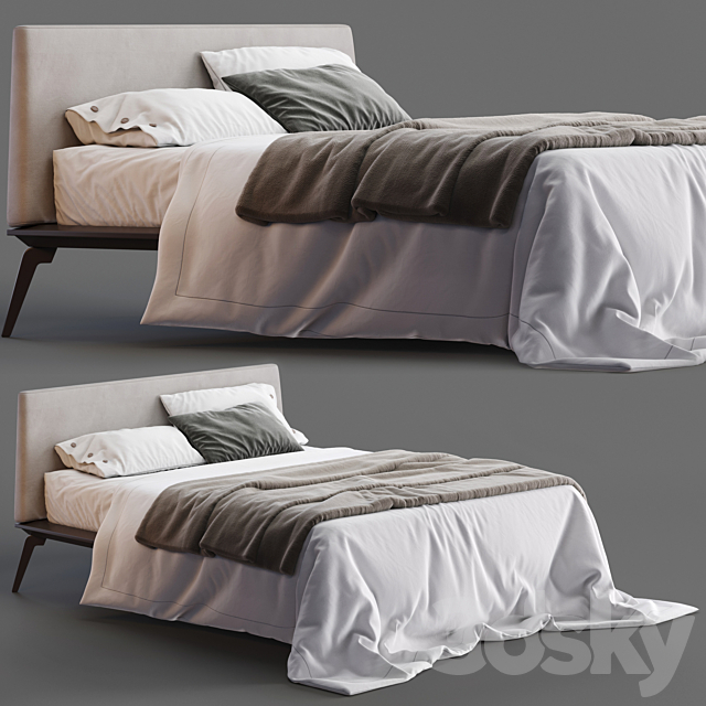 Alf Dafre bed Xilo 3DSMax File - thumbnail 1