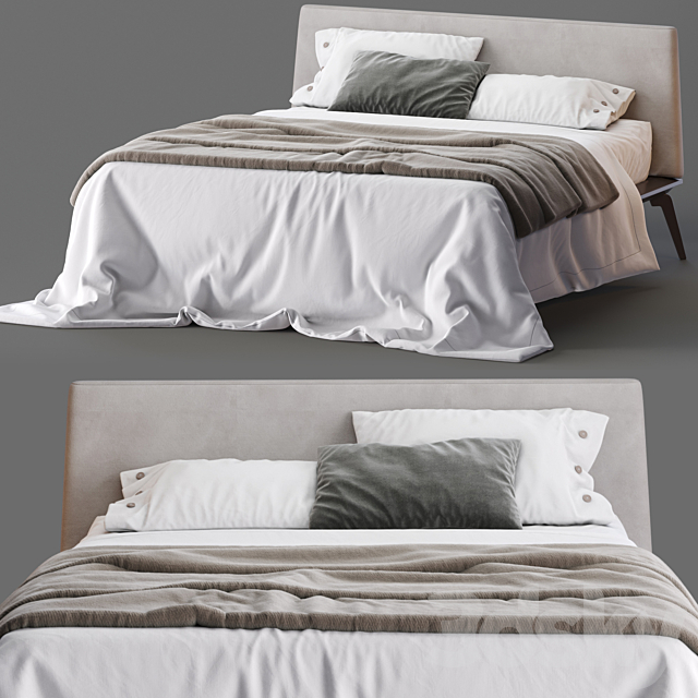 Alf Dafre bed Xilo 3DSMax File - thumbnail 2