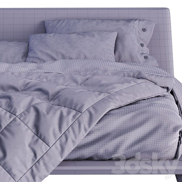 Alf Dafre bed Xilo 3DSMax File - thumbnail 3