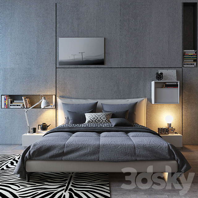 Alf Francis Bed 3DSMax File - thumbnail 1