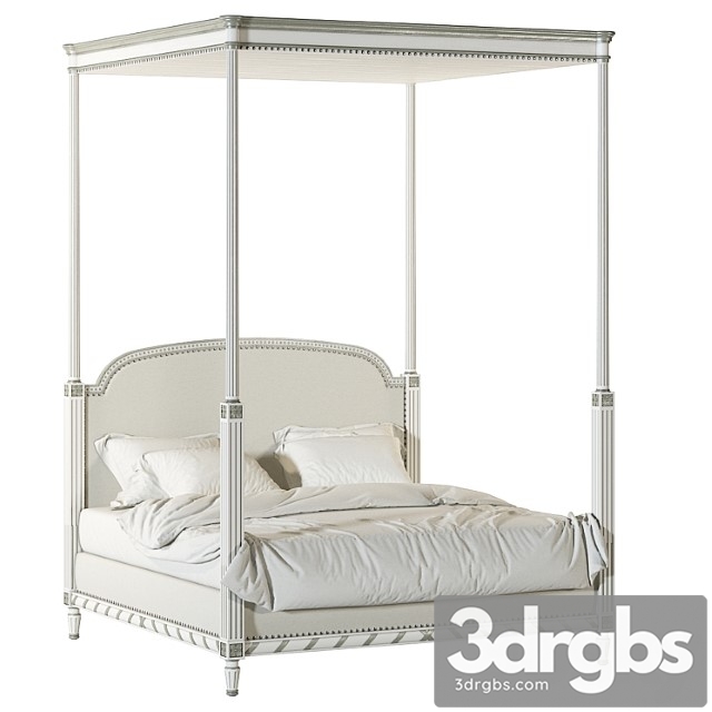 Alfonso marina louis xvi bed 2 3dsmax Download - thumbnail 1