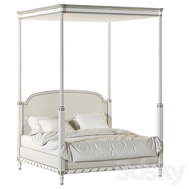 Alfonso Marina LOUIS XVI BED 3DSMax File - thumbnail 1