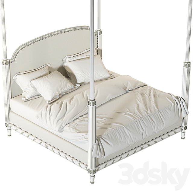 Alfonso Marina LOUIS XVI BED 3DSMax File - thumbnail 2