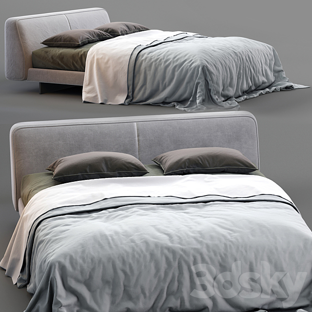 Alivar Bed FENG 3DSMax File - thumbnail 2