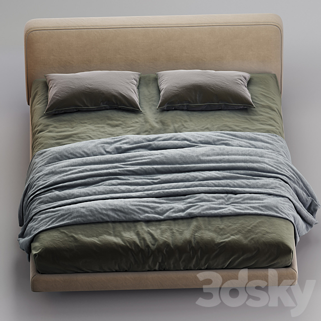 Alivar Bed FENG 3DSMax File - thumbnail 2